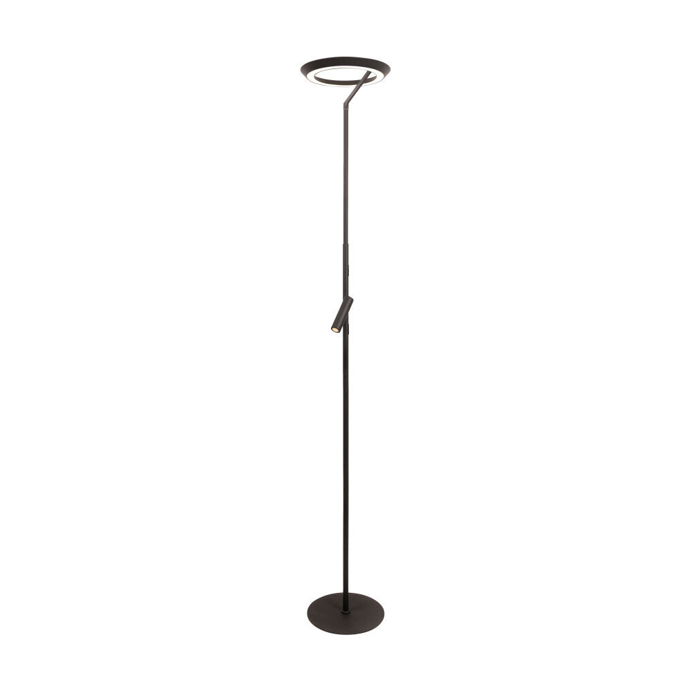 Lucide CELESTE - Vloerlamp - Ø 28 cm - LED Dimb. - 2700K - Zwart | Essential