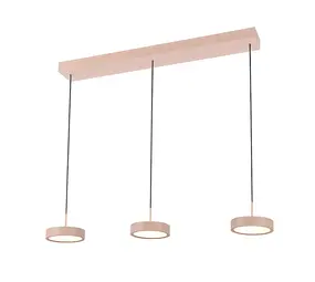 Freelight Hanglamp Alieno 3 lichts L 90 cm comfortlift beige Freelight Hanglamp Alieno 3 lichts L 90 cm comfortlift beige