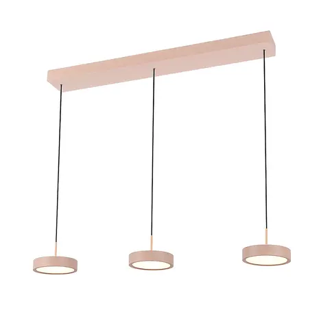 Freelight Hanglamp Alieno 3 lichts L 90 cm comfortlift beige Freelight Hanglamp Alieno 3 lichts L 90 cm comfortlift beige