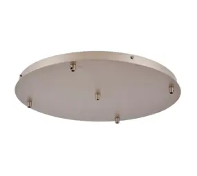 Ylumen Plafondplaat Ø 50 cm met 5 gaten champagne Ylumen Plafondplaat Ø 50 cm met 5 gaten champagne