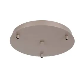 Ylumen Plafondplaat Ø 30 cm met 3 gaten champagne