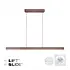 Hanglamp e-Lift + e-Slide L 120-200 cm dark metal brown