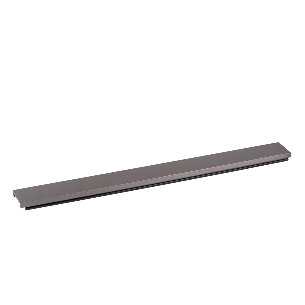 Lucide Premium LINIAL Afdekplaat/cover- 1-fase Railsysteem / Railverlichting - Smart - 48V Track - 20 CM - Mat Zwart Chroom