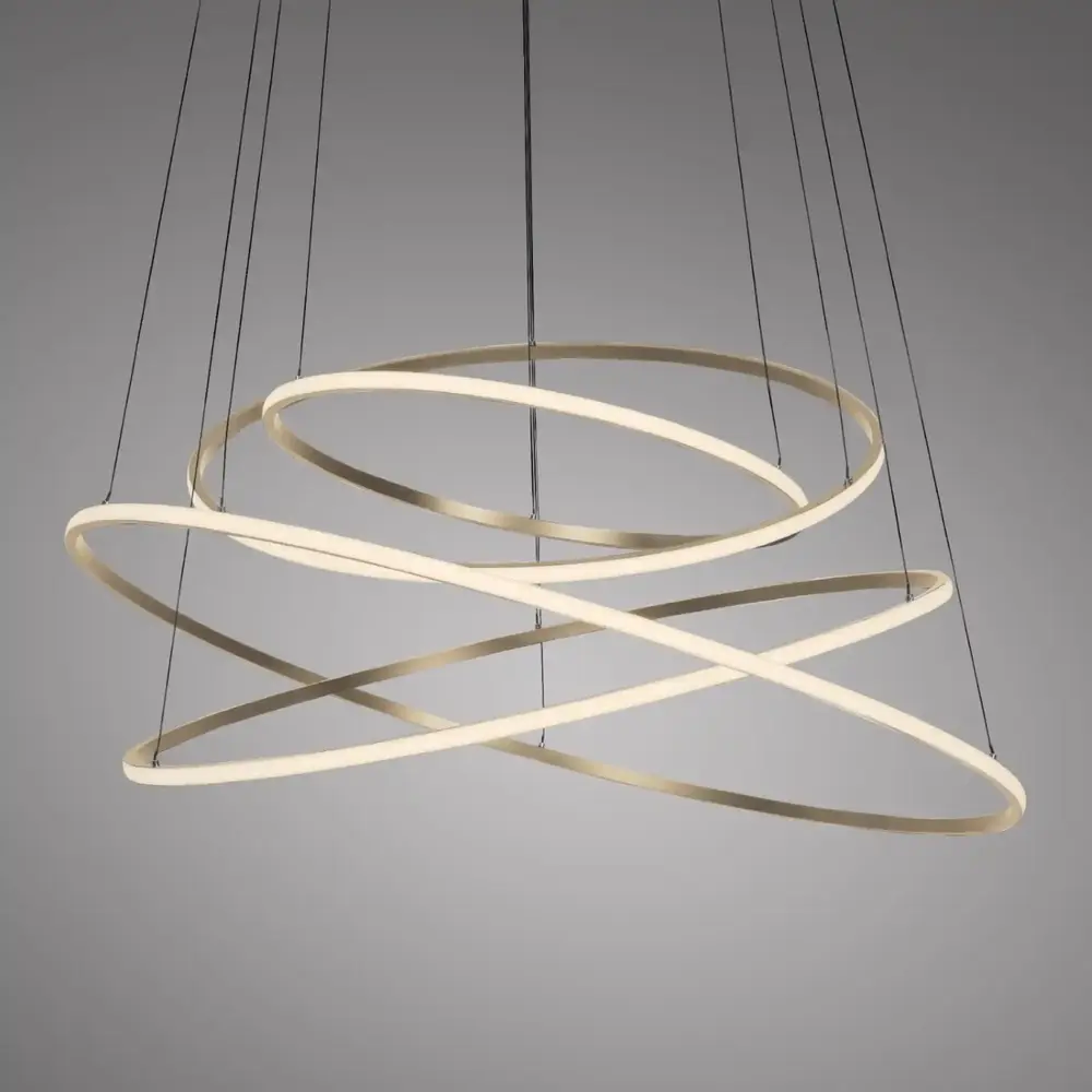 Neuhaus PURE Hanglamp E-Flying Rings Ø 110 cm vide champagne