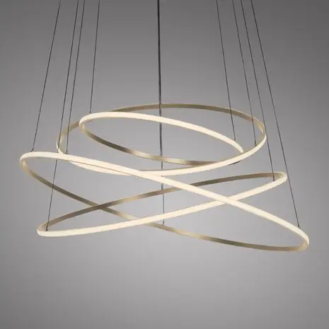 Neuhaus PURE Hanglamp E-Flying Rings Ø 110 cm vide champagne