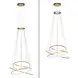 Neuhaus PURE Hanglamp E-Flying Rings Ø 110 cm vide champagne