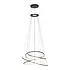 Hanglamp E-Flying Rings Ø 110 cm vide donker grijs