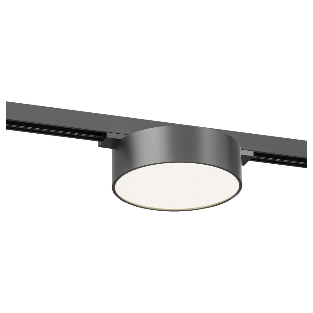 Lucide Premium LINIAL FIXXT Railspot - 1-fase Railsysteem / Smart Railverlichting - Smart - 48V Track - 1xLED - Mat Zwart Chroom