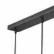 Mexlite Hanglamp HaloSwap 5 lichts L 110 cm bamboe zwart