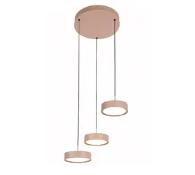 Freelight Hanglamp Alieno 3 lichts Ø 33 cm comfortlift beige Freelight Hanglamp Alieno 3 lichts Ø 33 cm comfortlift beige