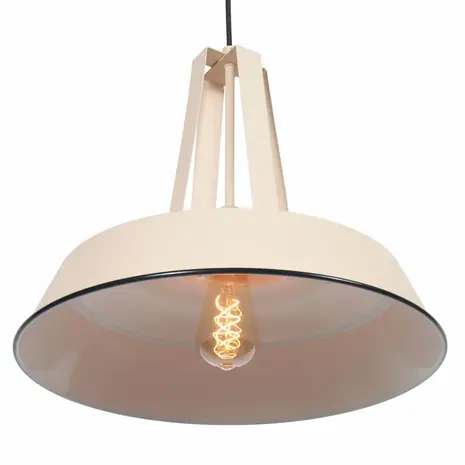 Steinhauer Hanglamp Eden Ø 45 cm creme