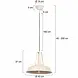 Steinhauer Hanglamp Eden Ø 45 cm creme