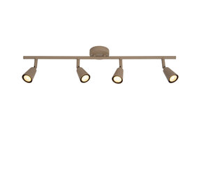 Lucide TIANA - Plafondspot - 4xGU10 (MR16) - Taupe - Essential Lucide TIANA - Plafondspot - 4xGU10 (MR16) - Taupe - Essential