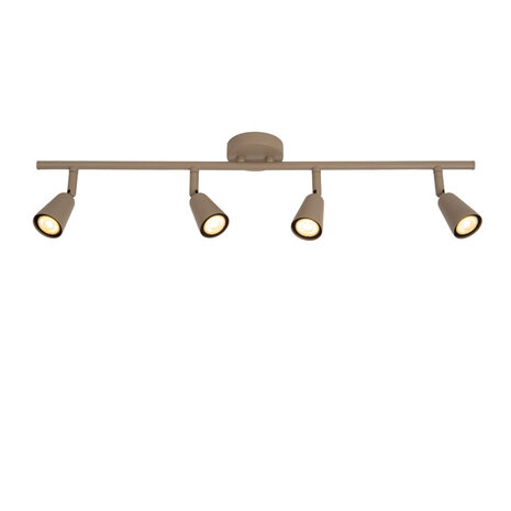 Lucide TIANA - Plafondspot - 4xGU10 (MR16) - Taupe - Essential Lucide TIANA - Plafondspot - 4xGU10 (MR16) - Taupe - Essential