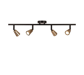 Lucide TIANA - Plafondspot - 4xGU10 (MR16) - Champagne kleur - Essential