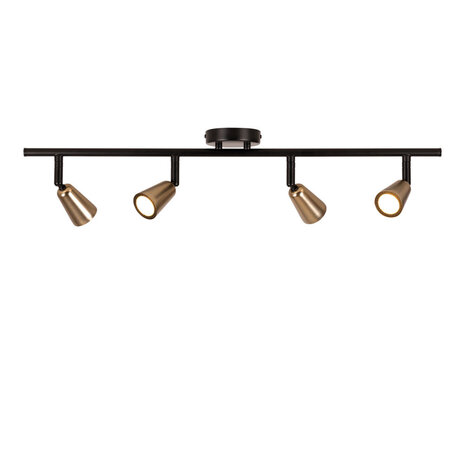 Lucide TIANA - Plafondspot - 4xGU10 (MR16) - Champagne kleur - Essential