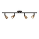 Lucide TIANA - Plafondspot - 4xGU10 (MR16) - Champagne kleur - Essential