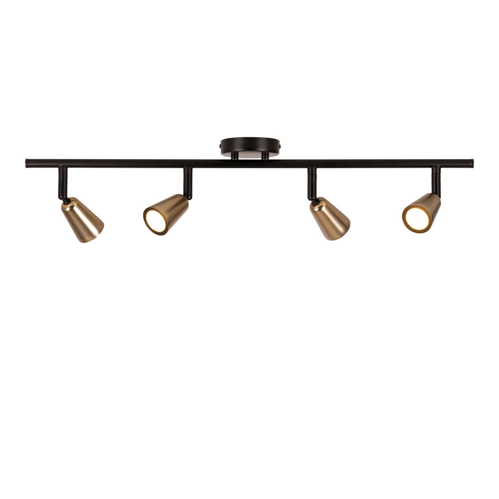 Lucide TIANA - Plafondspot - 4xGU10 (MR16) - Champagne kleur - Essential