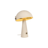 Lucide BARONE - Tafellamp - Ø 38 cm - 1xE27 - Beige | Vibes