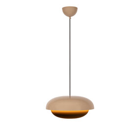 Lucide YOUNES - Hanglamp - Ø 40 cm - 1xE27 - Taupe | Essential
