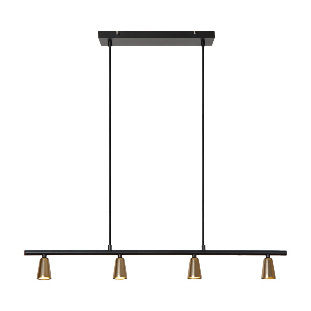 Lucide TIANA - Hanglamp - 4xGU10 - Champagne kleur | Essential Lucide TIANA - Hanglamp - 4xGU10 - Champagne kleur | Essential