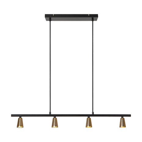 Lucide TIANA - Hanglamp - 4xGU10 - Champagne kleur | Essential Lucide TIANA - Hanglamp - 4xGU10 - Champagne kleur | Essential
