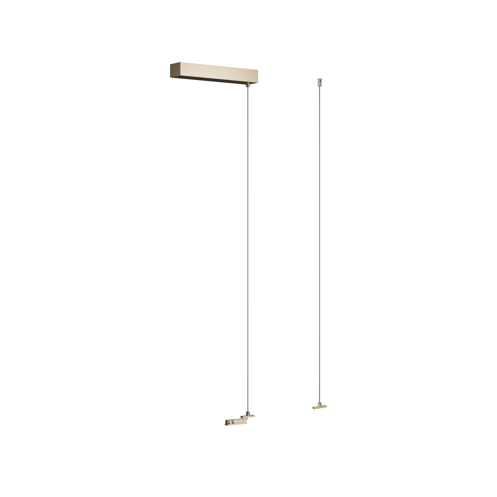 Lucide Premium LINIAL Ophanging voor opbouwdriver - 1 fase Railsysteem / Railverlichting - Smart - 48V Track - Champagne