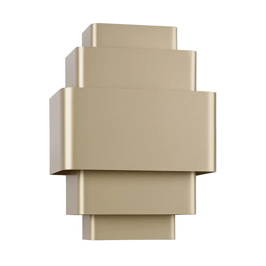 Artdelight Wandlamp Layers B 20 cm champagne