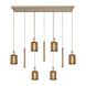 Lucide LAMBRES - Hanglamp - 6xE27 - Taupe