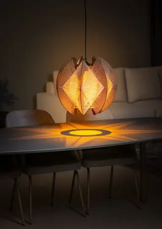 Expo Trading Hanglamp Jessica  Ø 40 cm beige