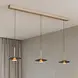 Artdelight Hanglamp Madison 3 lichts L 130 cm comfortlift champagne Artdelight Hanglamp Madison 3 lichts L 130 cm comfortlift champagne