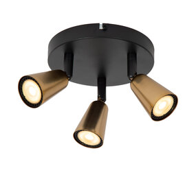 Lucide TIANA - Plafondspot - 3xGU10 (MR16) - Champagne kleur - Essential Lucide TIANA - Plafondspot - 3xGU10 (MR16) - Champagne kleur - Essential