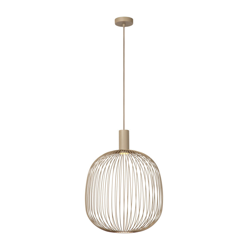 Lucide ESTEREL - Hanglamp - Ø 40 cm - 1xGU10 (MR16) - Taupe - Essential