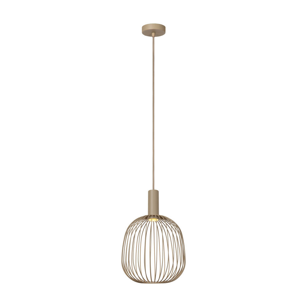 Lucide ESTEREL - Hanglamp - Ø 25 cm - 1xGU10 (MR11) - Taupe | Essential