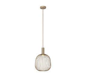 Lucide ESTEREL - Hanglamp - Ø 25 cm - 1xGU10 (MR11) - Taupe | Essential