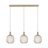 Lucide ESTEREL - Hanglamp - 3xGU10 (MR11) - Taupe | Essential