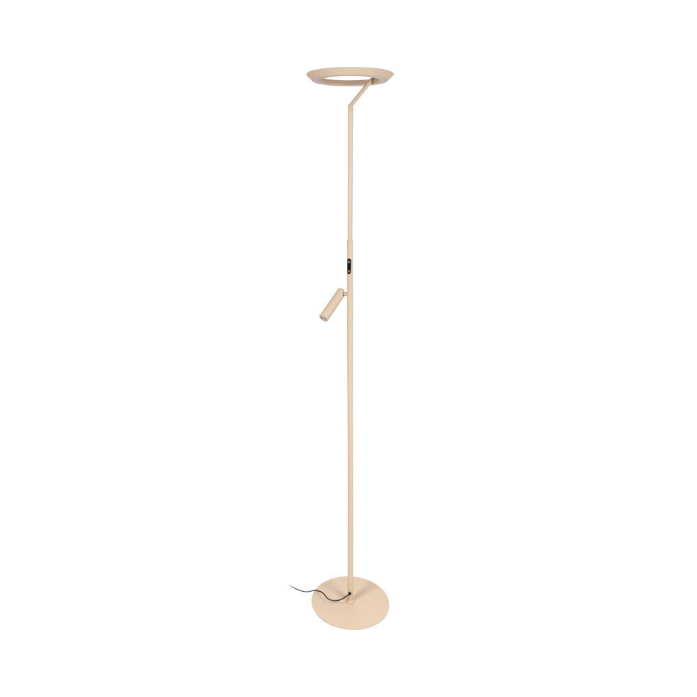 Lucide CELESTE - Vloerlamp - Ø 28 cm - LED Dimb. - 2700K - Taupe | Essential