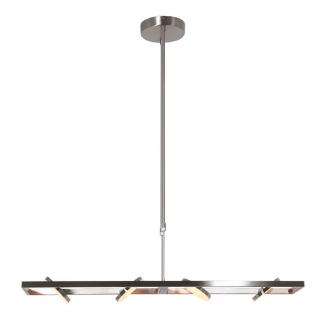 Steinhauer Hanglamp Soleil 4 lichts 2e kans- L 90 cm mat chroom