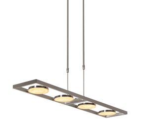 Steinhauer Hanglamp Soleil 4 lichts 2e kans- L 90 cm mat chroom