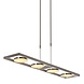 Steinhauer Hanglamp Soleil 4 lichts 2e kans- L 90 cm mat chroom