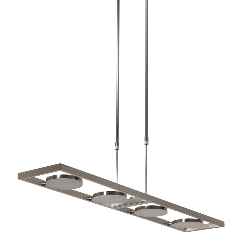 Steinhauer Hanglamp Soleil 4 lichts 2e kans- L 90 cm mat chroom