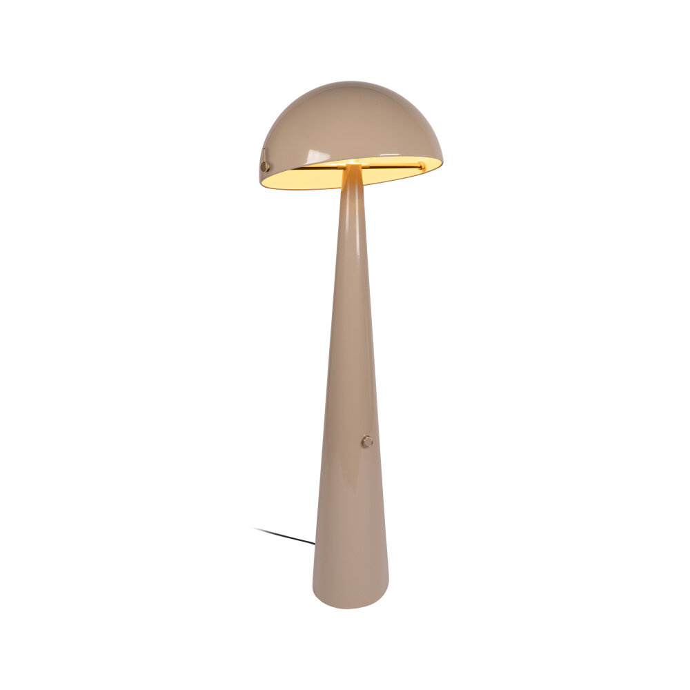 Lucide BARONE - Vloerlamp - Ø 52,6 cm - 1xE27 - Taupe - Vibes