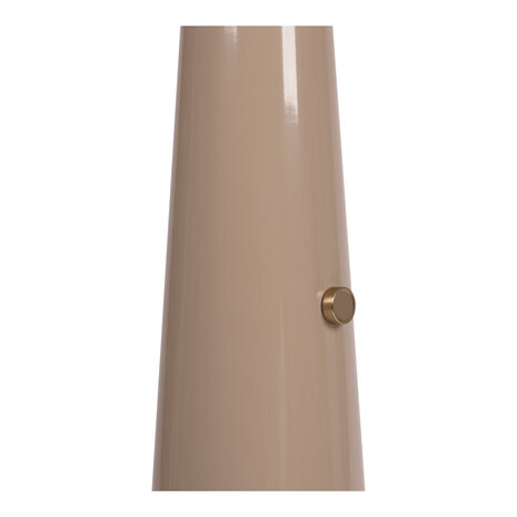 Lucide BARONE - Vloerlamp - Ø 52,6 cm - 1xE27 - Taupe | Vibes