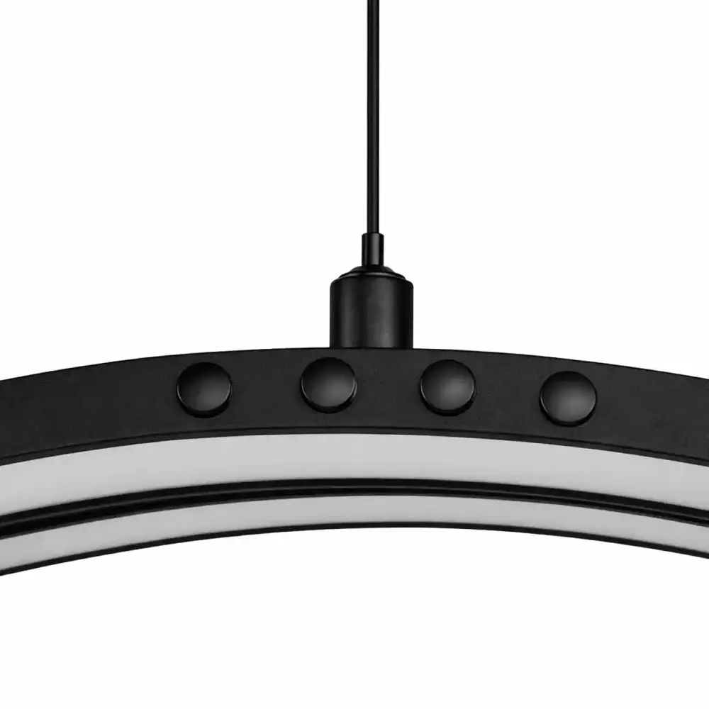 TRIO Select Hanglamp Spider e.move L 130 cm zwart