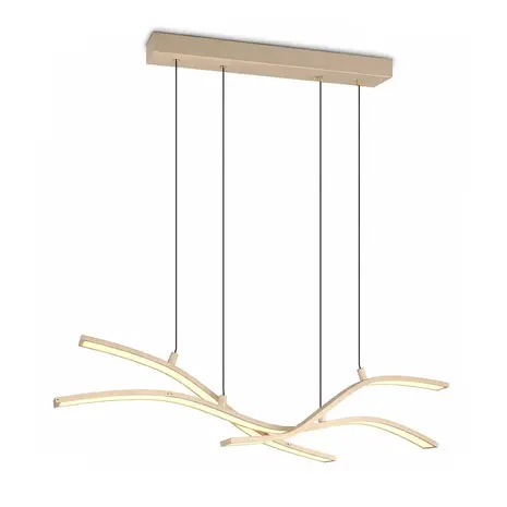 TRIO Select Hanglamp Spider e.move L 130 cm beige