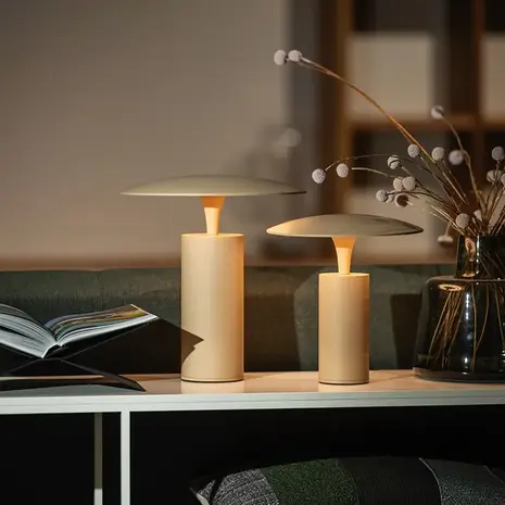 Expo Trading Tafellamp Jess Ø 25cm creme