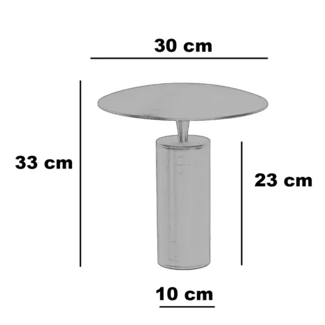 Expo Trading ETH Tafellamp Jess Ø 30 cm Brons