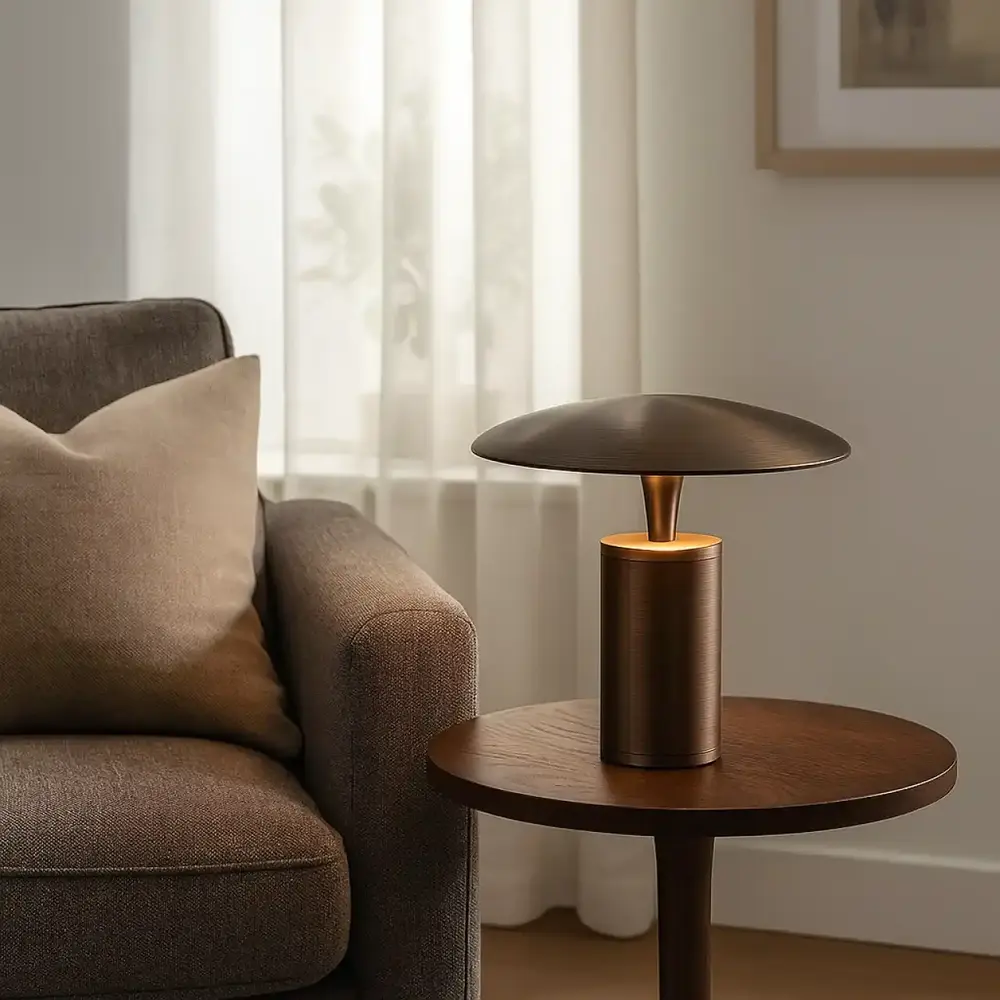 Expo Trading Tafellamp Jess Ø 30 cm Brons