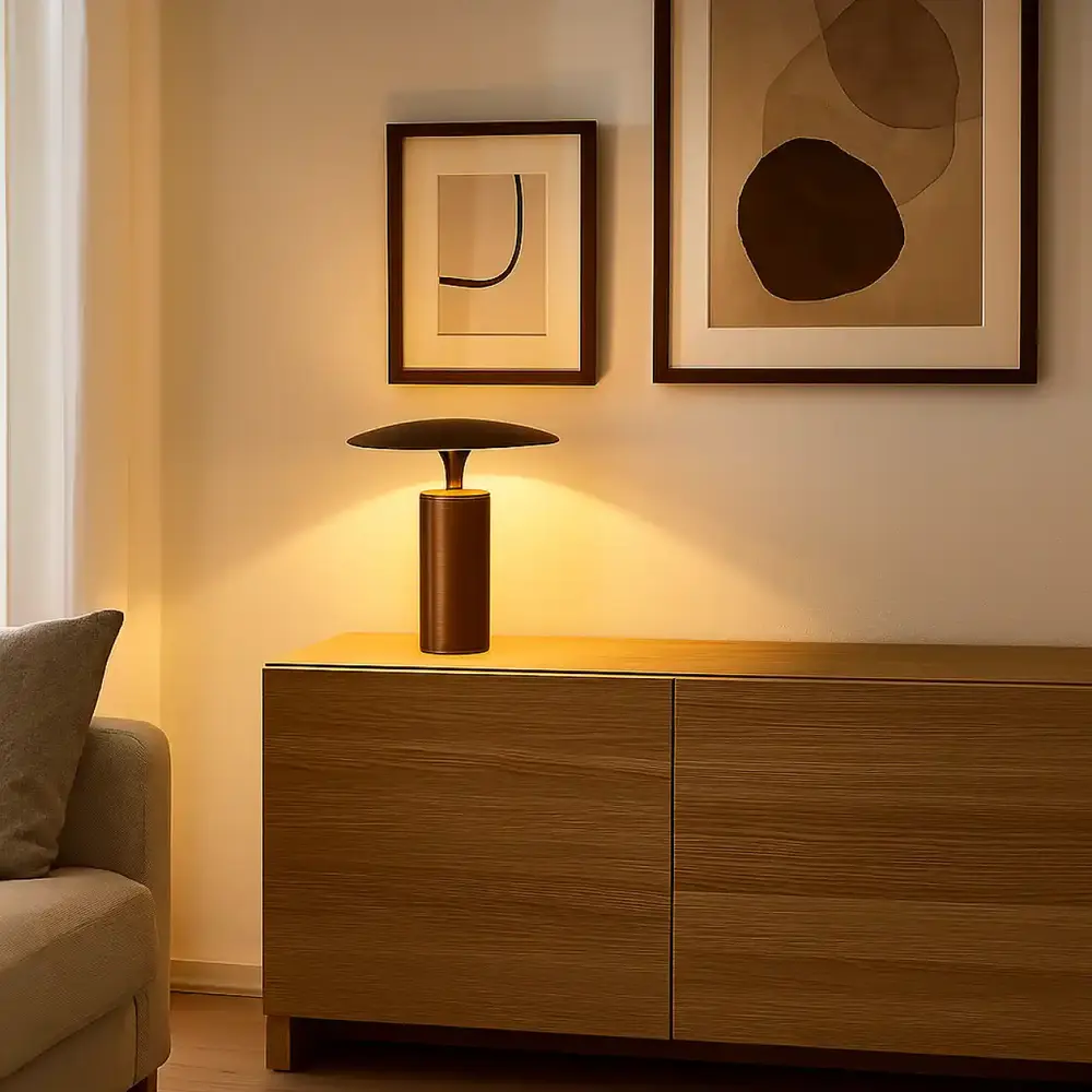 Expo Trading ETH Tafellamp Jess Ø 30 cm Brons