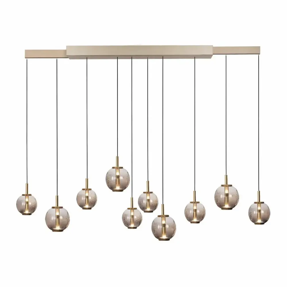 Neuhaus PURE Hanglamp E-Infinity 10 lichts L 100-198 cm champagne